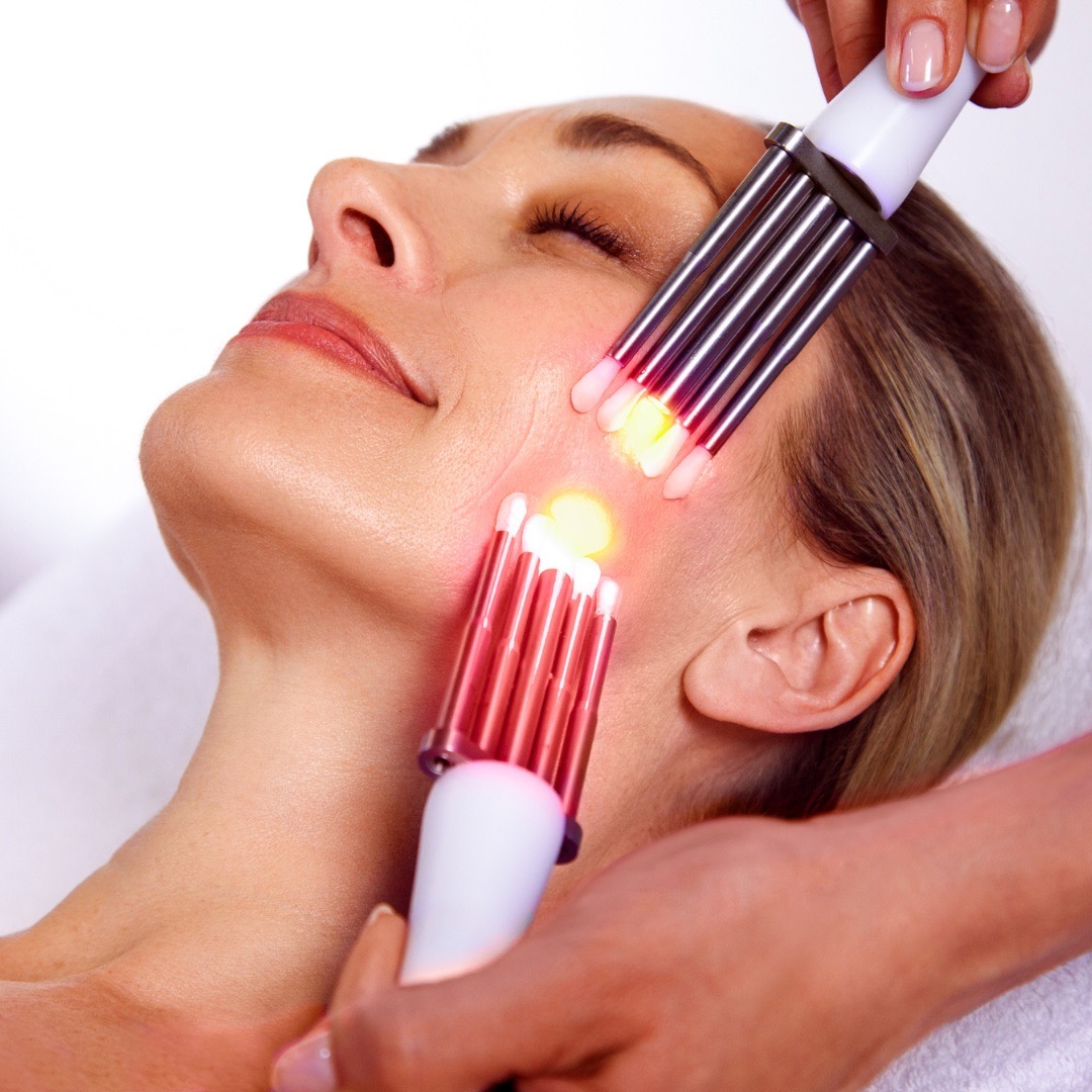 A CACI facial toning treatment