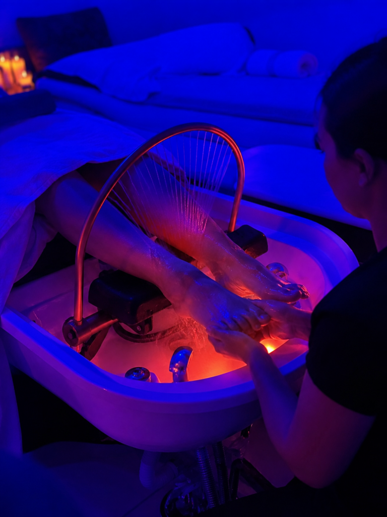 Japanese Foot Spa with warm water therapy